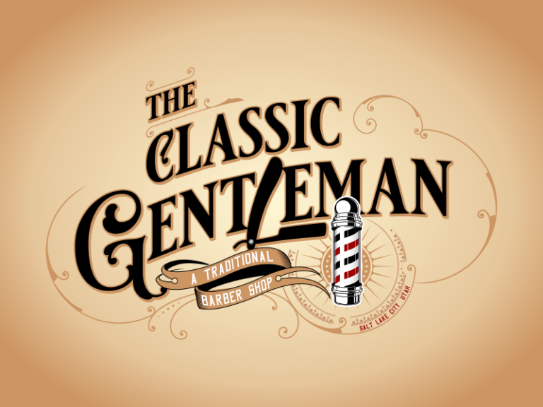 Classic Gentleman logo — custom logo design for men's brand by Brandolero
