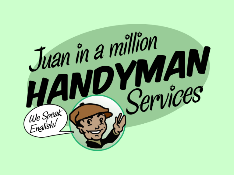 Handyman logo design — small business brand identity by Brandolero Las Vegas