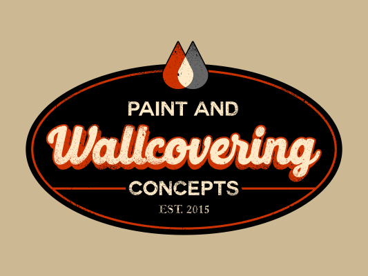 Paint Concepts logo — contractor brand identity design Las Vegas